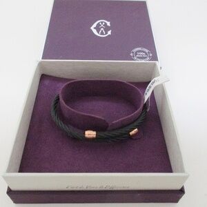 CHARRIOL Black and Rose Gold Bangle